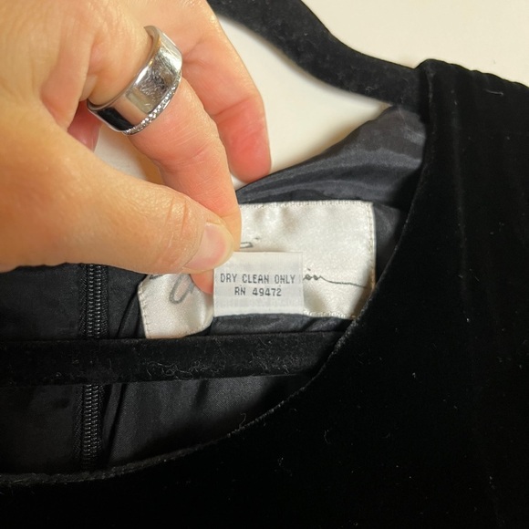 Vintage Chia & Chia Velvet Silk Maxi Slip Dress Sz 12 Fairy Whimsgioth Evening - Picture 4 of 11